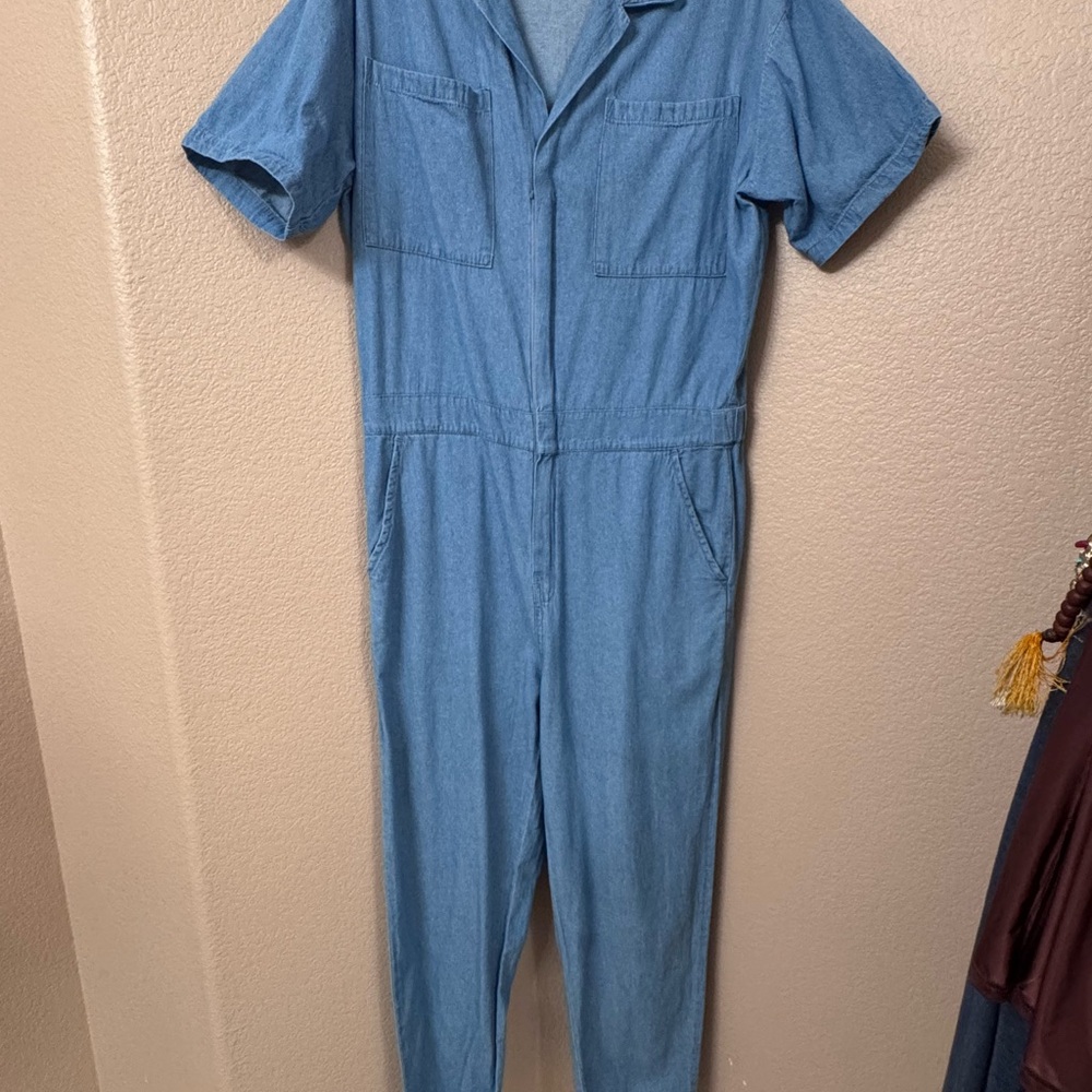 ASOS Blue Denim Jumpsuit